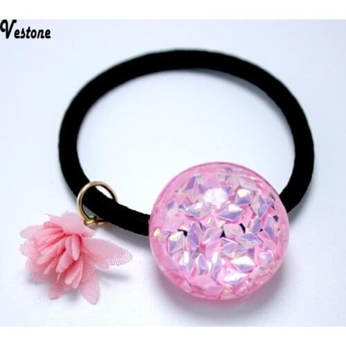 New colorful hair accessories Simple small debris rubber band Japanese and Korean wild hair ring head headdress
