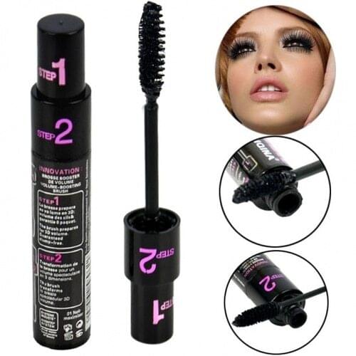 New Arrival New Long Curling Eyelash Black Fiber Mascara Eye Lashes Makeup