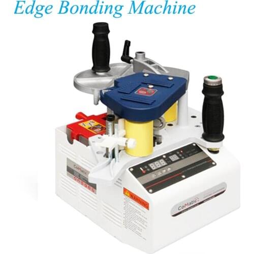 Portable Edge Banding Machine Wood PVC Automatic Gluing Edge Bander Adjustable Speed/ Digital Temperature Control BR500