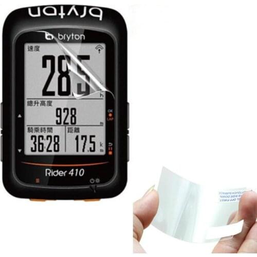 3pc Clear Screen Protector Cover Protective Film For Bryton Rider 410 405 450 R405 R410 R450 GPS Bike Ride Computer Navigator