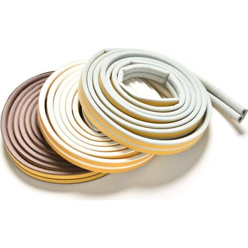 Top Quality Glass Seal Adhesive Draught Excluder Strip Window Door Sealing Tape Adhesive Tape Rubber Weather Strip