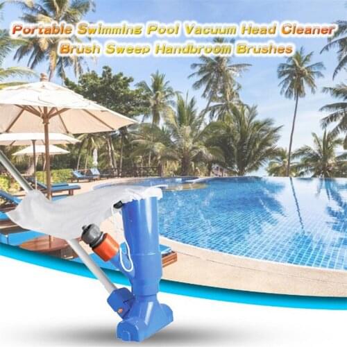 1 Set Jet Swimming Pool Vacuum Cleaner Floating Objects Cleaning Tools Vac Suction Head Pool Fountain Vacuum Brush Cleaner