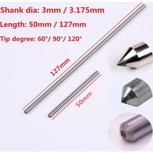 10pcs/lot Drag engraving bit dremel engraver use 3mm & 3.175mm diamond engraving bits