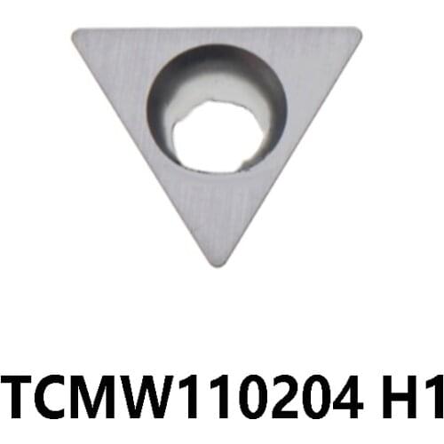 100% Original TCMW110204 H1 TCMW 110204 TCMW11 Lathe Cutter Carbide Inserts Turning Tools TCMW1102 10pcs/box