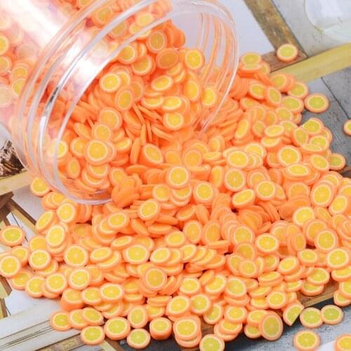20g 2000pcs Fruit Flower Cake Polymer Clay DIY Slice 3D Nail Art Decoration Nail Sticker 18 Kinds Of Options