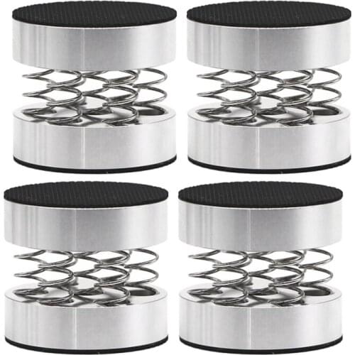 4Pcs Shock Spikes Spring Damping Pad HIFI Stand Feet Speaker Spike Audio CD Amplifier Foot Pad