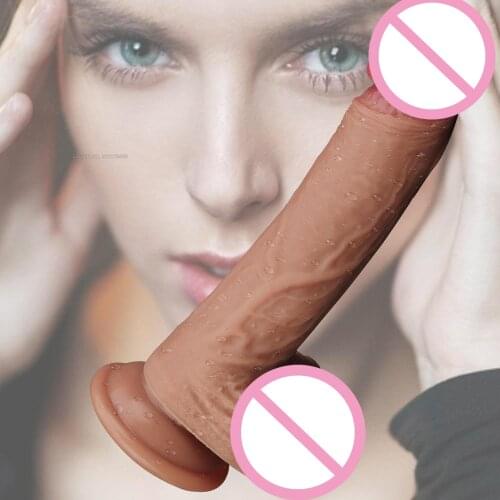 7 Inch Huge Silicone Penis Consolador Vagina Massage G-Spot Clitoris Gif Dildo Women Masturbation Realistic Female Sex Tool Toys