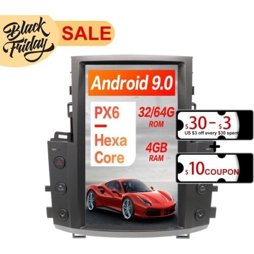 4G+128G Android For Lexus LX570 2007 - 2015 Auto Multimedia Video Player GPS Navigation Stereo-Audio Host Autoradio DSP Carplay