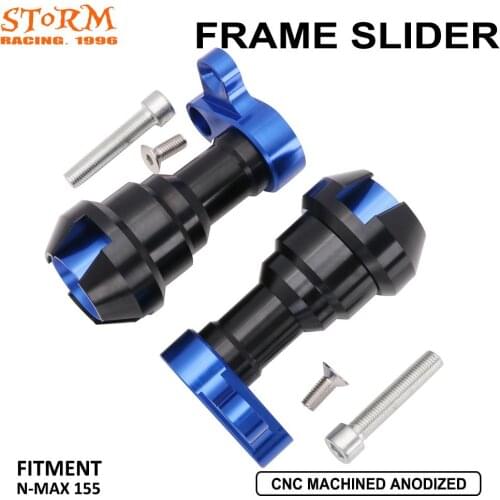 CNC Motorcycle Crash Protector Engine Cover Frame Sliders Falling Protection Guard For YAMAHA NMAX 155 NMAX155 N-MAX155