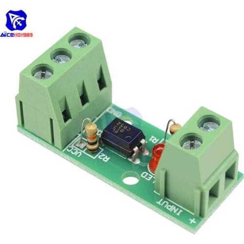 Diymore PC817 EL817 12V 1 Channel Optocoupler Isolation Module PLC Processor Isolated Drive Motor Inverter