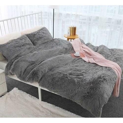 Long Plush Warm Thicken Blanket Plaid Fluffy Shaggy Home Winter Plaids Children Kids Bedding Cover