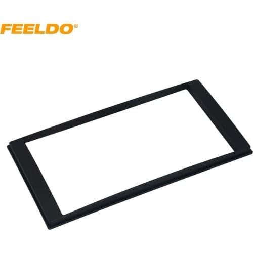 FEELDO Double Din Car Refitting DVD frame,DVD panel,Dash Kit,Audio frame for Nissan LIVINA/Sunny(N17)Almera/Versa/Renault #1555