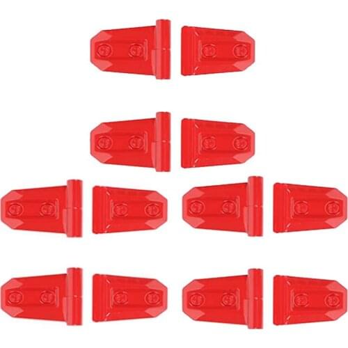 Car Door Hinge Cover for Suzuki Jimny 2019 2020 Engine Hood Hinge Decoration Cover Trim Accessories, Red