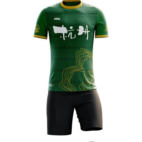 HanZhou City Custom Sublimation Football Jersey New Model 100% Polyester White Long Sleeve Soccer Jersey