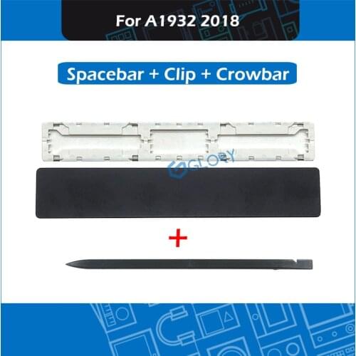 Laptop A1932 Space Bar Key Cap Keys For Macbook Air 13.3" Late 2018 Keycap w/ Clip Repair Keyboard