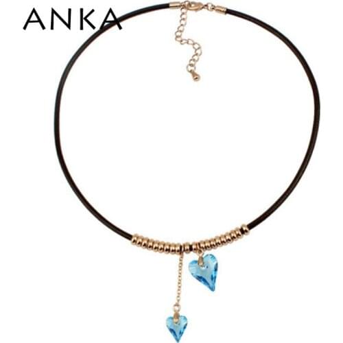 2020 Jewelry Rushed Classic Women Jewelry Colares Femininos Wholesale Heart crystal Necklace Crystals from Austria #90007