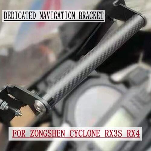 For ZongShen Cyclone RX3S RX4 Motorcycle Navigation Bracket Mount Smartphone GPS Holder ZongShen Cyclone RX 3S RX3 S RX 4 R X4