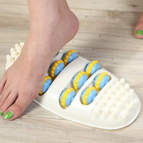 Spike Feet Massager Wheel Foot Stimulation Point Massage Roller Health Mat Relax Superhard Foot Care Relieve Pain for Elder Man