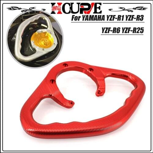Motorcycle CNC Passenger Hand Grip Tank Grab Bar Handles Armrest For YAMAHA YZF-R1 YZF-R3 YZF-R6 YZF-R25 YZF R1 R3 R6 R25 YZFR1