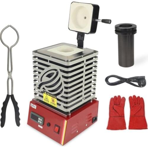 The new 1800W high-power induction melting furnace jewelry casting equipment manufacturing tools 110V/220V melting furnace