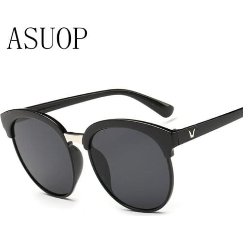 2019 new fashion ladies sunglasses classic luxury brand design oval mens glasses UV400 round transparent crystal goggles