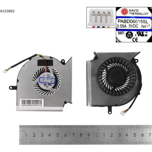 New Laptop CPU Fan For MSI GE75 GP75 GE63 GP63 GV63 GE73 GL73 VR GE63VR MS-16P1 GE73VR MS-17C1 OEM DC 5V 0.55A
