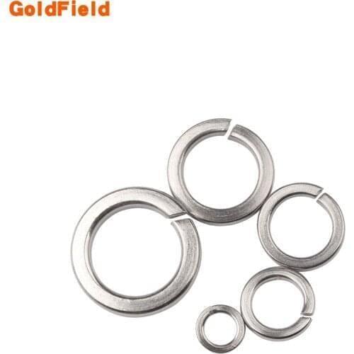 50pcs 304 stainless steel GB93 spring washer M3/4/5/6/8/10/12/14/16/18/20/22/24/27/30-M48
