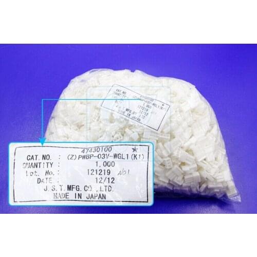 PWBP-03V-WGL1 JST Connectors terminals housings 100% new and original parts (Z) PWBP-03V-WGL1 (KI)
