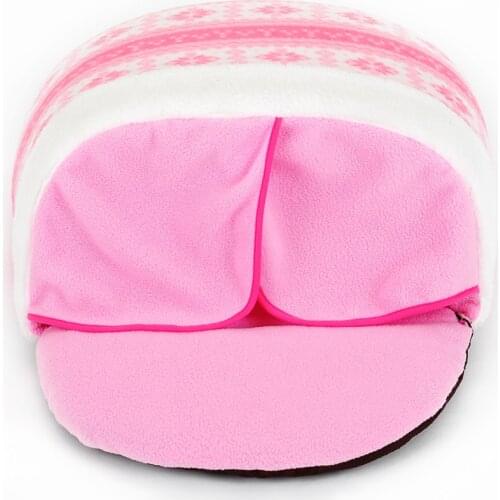 Small Dog House Pink Lovely Design Bed High Quality Winter Autumn Style Suitable For Pet,Free Shipping 15W0051G