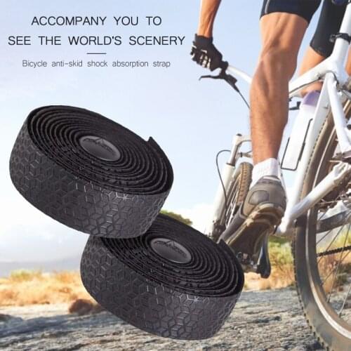 Road Bike Grip Handlebar With Silicone Soft Breathable Mountain Bike Handlebar Lifting Device Fixed Belt Bicycle Accessories