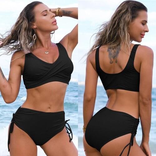 Plus Size Bikinis 2021 Swimwear Women Push Up Swimsuit High Waist Bikini Set Brazilian Beachwear Bathing Suit Two Piece Biquini