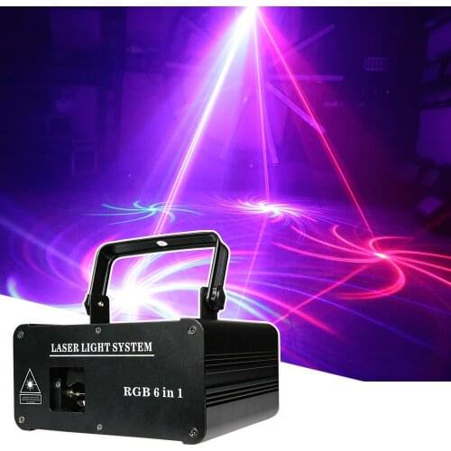 600MW 1W 1.5W RGB Animation Laser Projector DMX512 Scanner DJ Disco Party Holiday Stage Lighting Effect Pattern Laser Light
