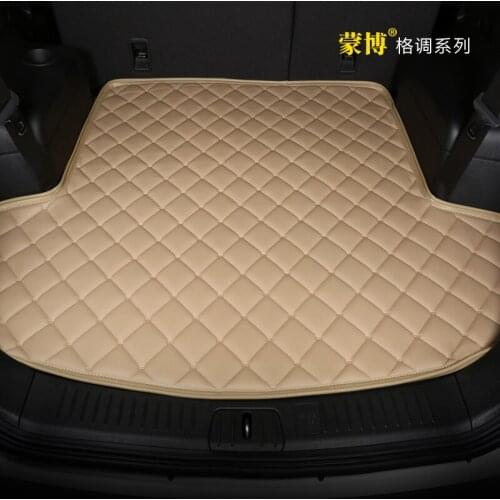 Special Waterproof Car Trunk Mats for EX250 XF Jaguar 3 Series 5 Range Rover Aurora Benz