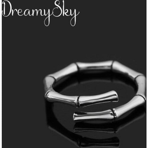 Personality Exaggeration Silver Color Geometric Rings For Women Bijoux Adjustable Open Ring Anillos