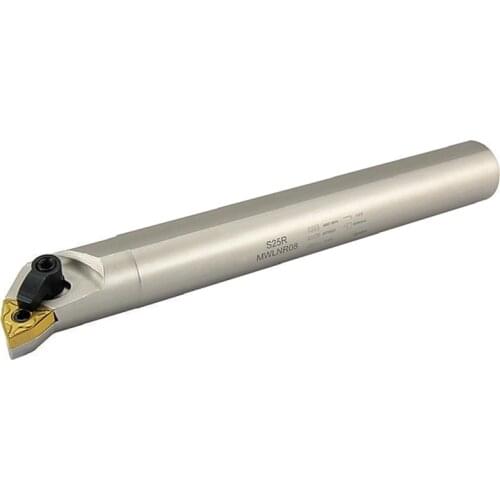 1PC S40U MWLNR 08 White Internal Turning Tool CNC Tool Holder for WNMG080404 WNMG 080408 Carbide Inserts Lathe Cutter Tools