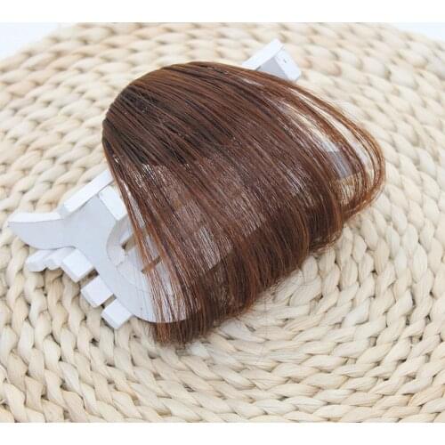 1pc Hair Clips Fringe Hair Pieces False Synthetic Hair On The Clips Front Neat Bang Good Hair Styling Accessories High Quality