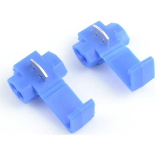 10Pcs Blue Scotch Lock Wire Connectors Quick Splice Terminals Crimp Electrical