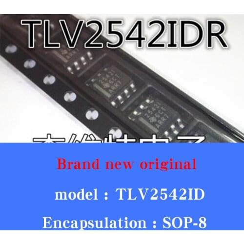 2/pcs Lot New original TLV2542IDR SOP-8 analog-to-digital converter TLV2542ID TLV2542 straight shot