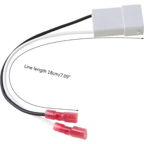 2Pcs Speaker Wire Harness Connects to OEM Adapter Plug Connector Wiring Cable Adaptor for honda