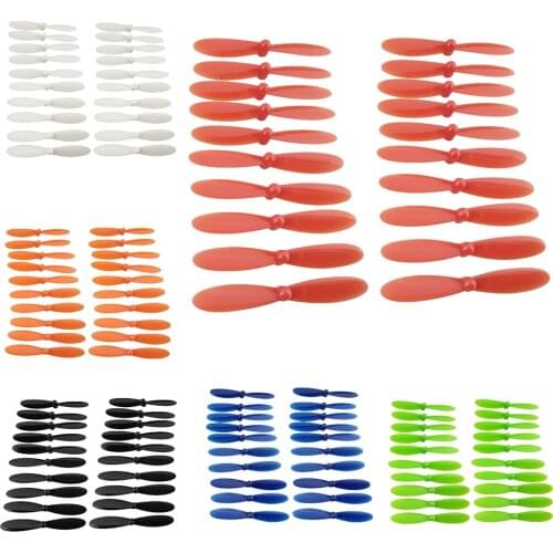 20 PCS Durable Plastic Propeller 55mm in Length Accessories Replacement for RC Quadcopter Drone
