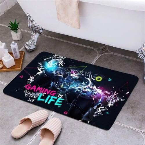 3d Design Game Console Carpet 3D Game Handle Mat Carpet Gamepad Carpet Living Room Decoration Children Room Decoration Salon Rug
