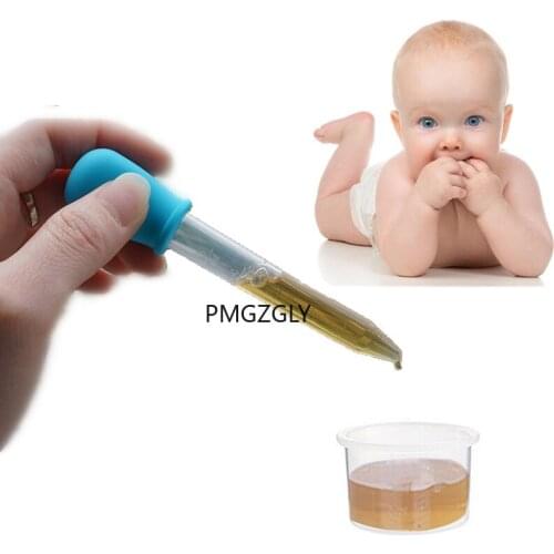 5ML Infant Utensils Baby Child Baby Dropper Medicine Feeder Child Medicine Device Silicone Pipette Liquid Food Dropper Plastic