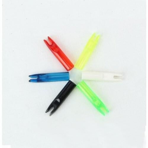 60pcs DIY Plastic Arrow Pin Nocks I.D.6.0mmDIY Arrow Archery Accessory High Quality