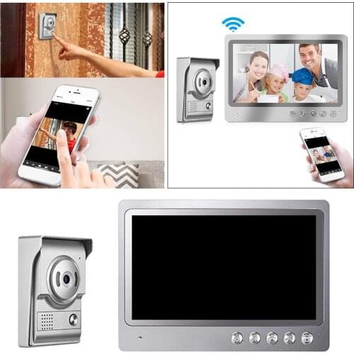 9" Monitor Video Intercoms Home Security System Video Doorbell Door Phone