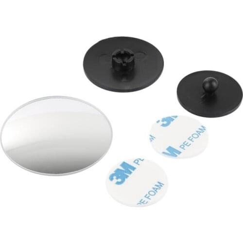 Car 360 Degree Framless Blind Spot Mirror Wide Angle Round Convex Mirror Side Blindspot Rearview Parking Mirror Car Accessories