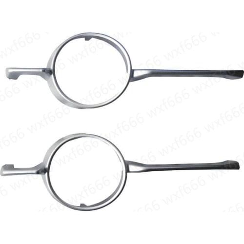 Car Fog light box Fog lampshade Bar light board Suitable for X5 X6 E71b mw2008-2014 Decorative strip Front bumper plating strip