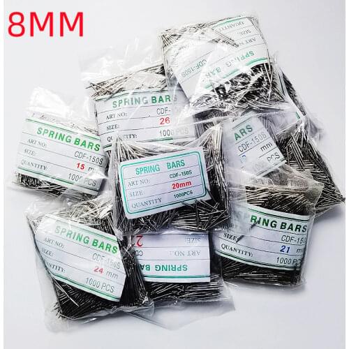 Wholesale 1000PCS / bag High quality watch repair tools & kits 8MM spring bar watch repair parts -041291