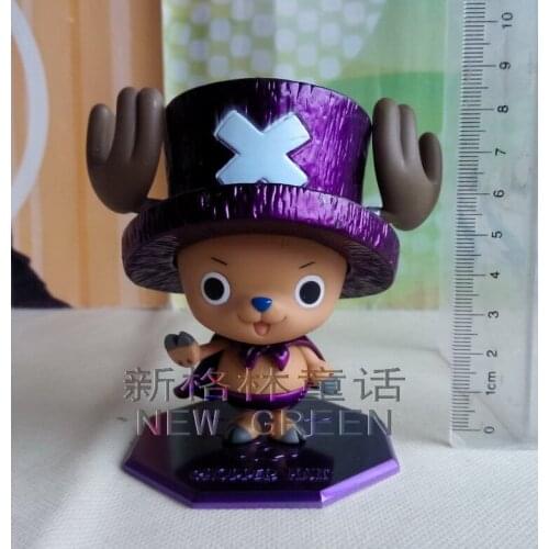 BANDAI One Piece Action Figure Genuine POP Series Chopper USJ Venue Limited Electroplating Purple Rare Limited Model Toy