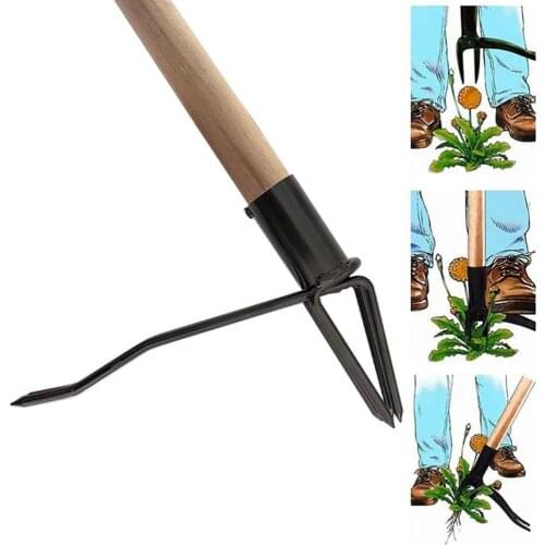 Root Remover Tool Garden Weeder Killer Claw Weeder Portable Manual Garden Lawn Weed Puller Weeding Head Replace Garden Tool