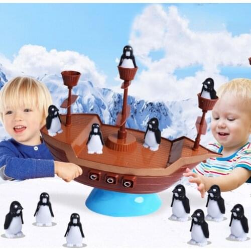 Board Game Balance Penguin Pirate Ship Balancing Game Fun Parent-child Interactive Casual Board Game Family Party Game Toy